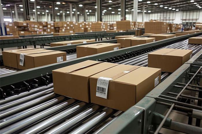 China domestic parcel sorting and warehouse tracking process